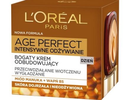 Age Perfect Intensywne Odżywianie bogaty krem odbudowujący na dzień 50ml For Discount