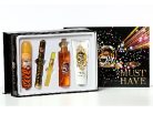 Cuba Tiger Must Have zestaw woda perfumowana spray 100ml + woda perfumowana spray 35ml + miniatura wody perfumowanej spray 15ml + mgiełka spray 200ml + balsam do ciała 200ml Hot on Sale