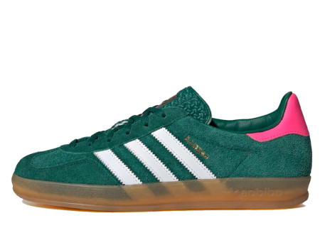 adidas Gazelle Indoor Collegiate Green Lucid Pink (Women s) Fashion