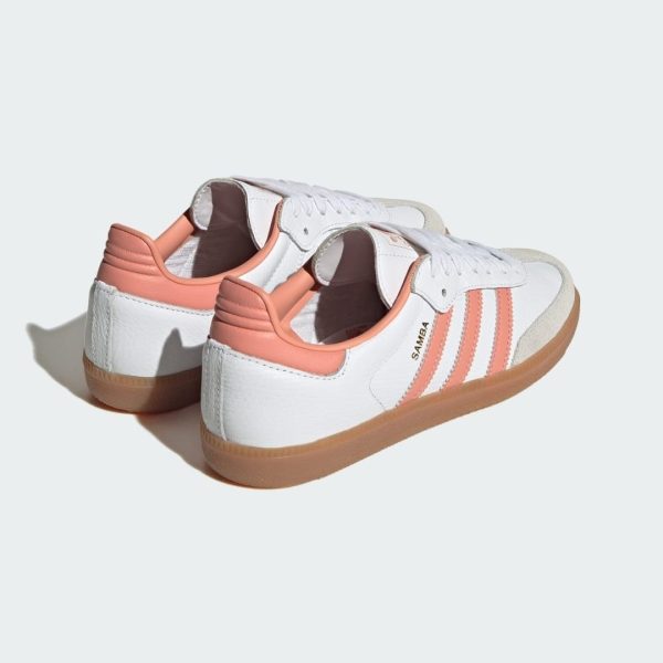 adidas Samba OG  White Wonder Clay Gum  (W) For Cheap