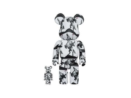 400% & 100% Bearbrick set - Highwayman (Brandalised x Banksy) on Sale