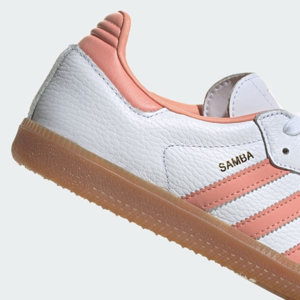 adidas Samba OG  White Wonder Clay Gum  (W) For Cheap