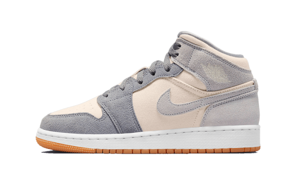 Air Jordan 1 Mid SE  Coconut Milk Particle Grey (GS)  Sale