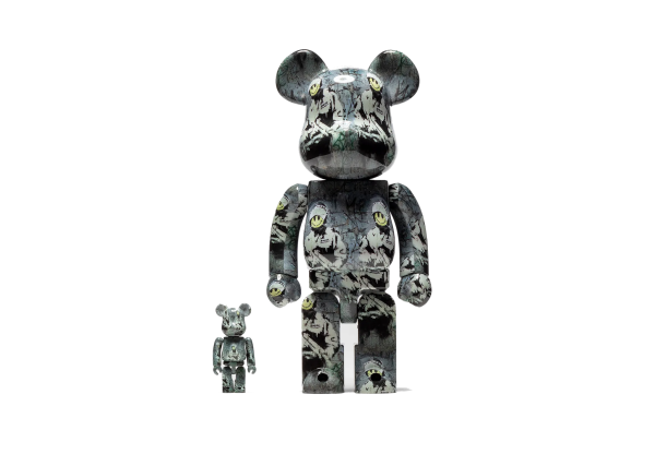 400% & 100% Bearbrick set - Riot Cop (Brandalism x Banksy) Hot on Sale