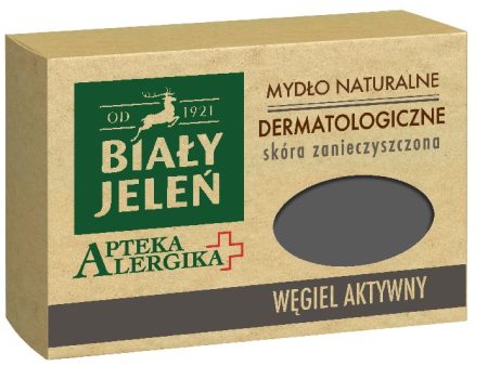 Apteka Alergika mydło naturalne dermatologiczne do skóry zanieczyszczonej Węgiel Aktywny 125g Fashion