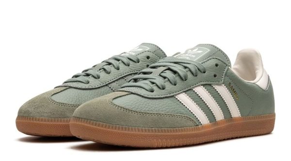 adidas Samba OG Silver Green For Sale