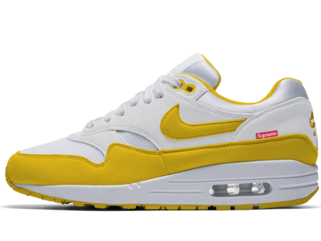 Supreme X Nike Air Max 1 87  Speed Yellow  For Discount