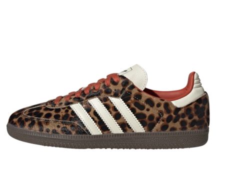 adidas Samba Leopard Print (W) Preloved Red Fashion