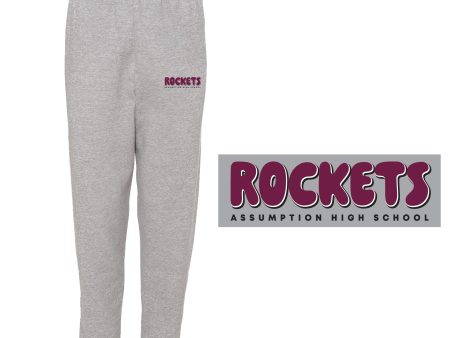 Sweatpants - Joggers - Grey - Rockets For Discount