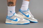 Nike Dunk Low Athletic Department Light Smoke Grey University Blue Discount