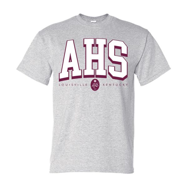 T-Shirt - Grey - AHS Crest Supply