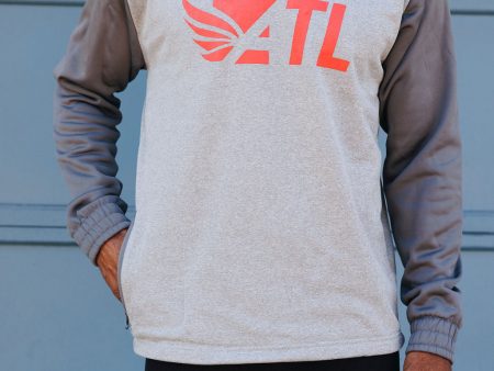 ATL Raglan Sweatshirt - Grey Sale