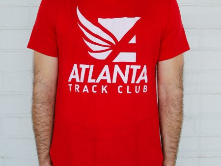 Red Short Sleeve Sport Tee Sale