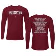 T-shirt - Long Sleeve Dry Fit - Maroon - AHS Fight Song Online