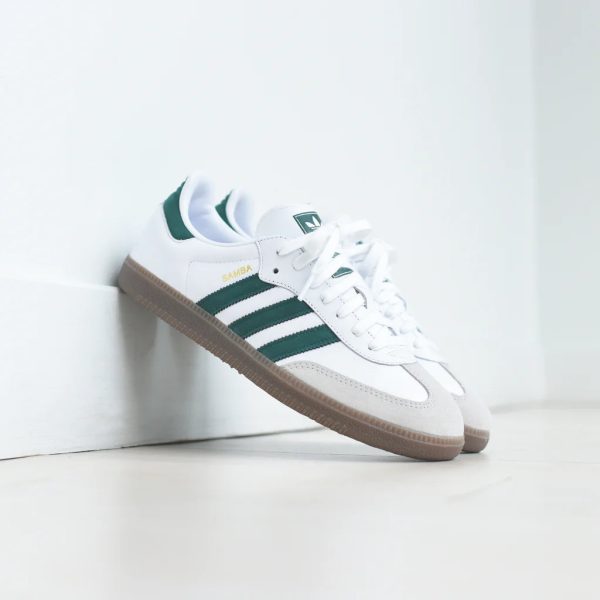 adidas Samba OG  White Green  on Sale