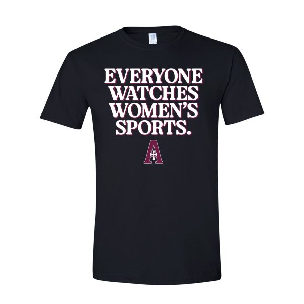 T-Shirt - Black - Everyone Watches Women s Sports For Sale