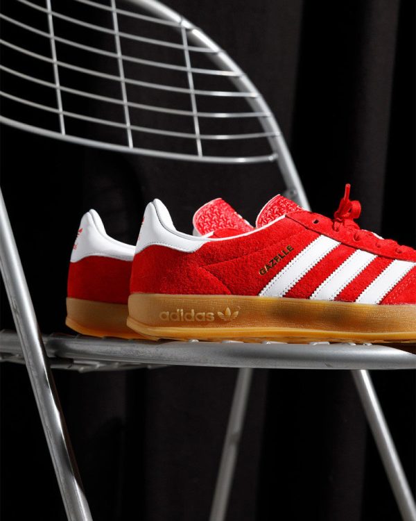 adidas Gazelle Scarlet Cloud White on Sale