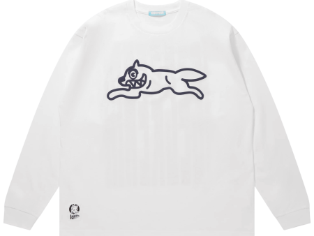 Cotton LS T-Shirt Running Dog Cheap