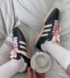 Adidas Samba OG Black Pink Ribbon Laces Sale