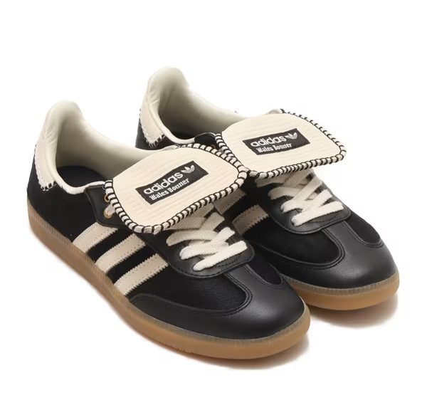 adidas Samba Nylon Wales Bonner Core Black Fashion