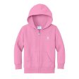 Sweatshirt - Full Zip Hoodie - Pink - Toddler - A Logo Online now