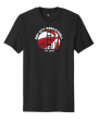 Black Circle Logo T Shirt District Tri Blend 10th Anniversary on Sale