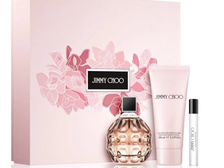 Jimmy Choo zestaw woda perfumowana spray 100ml + balsam do ciała 100ml + miniatura wody perfumowanej 7,5ml Fashion