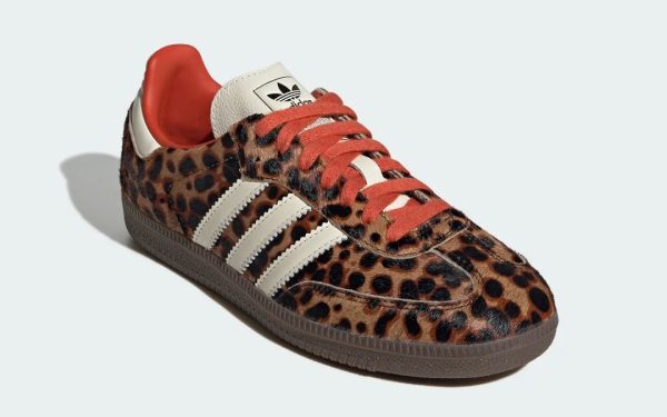 adidas Samba Leopard Print (W) Preloved Red Fashion