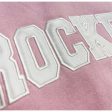 Sweatshirt - Hoodie - Tackle Twill Embroidery - Light Pink - Rockets Sale