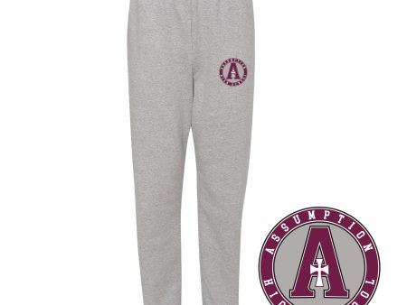 Sweatpants - Grey - A Logo Online now