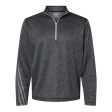 Customized Adidas Brushed Terry Heathered Quarter-Zip Pullover - Men s - Various Colors Fashion