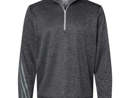 Customized Adidas Brushed Terry Heathered Quarter-Zip Pullover - Men s - Various Colors Fashion