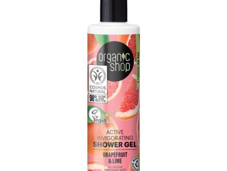 Active Invigorating Shower Gel orzeźwiający żel pod prysznic Grapefruit & Lime 280ml on Sale