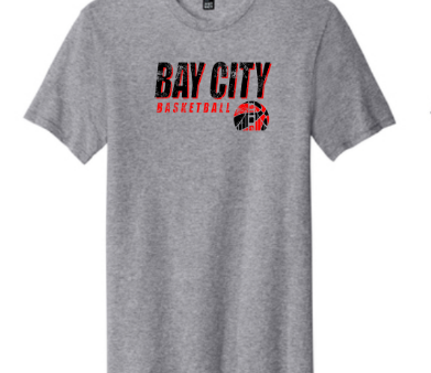 Bay City Grey T-Shirt W  Faded Logo Cheap