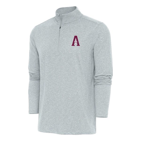 Quarter Zip - Grey Heather - A Logo For Discount