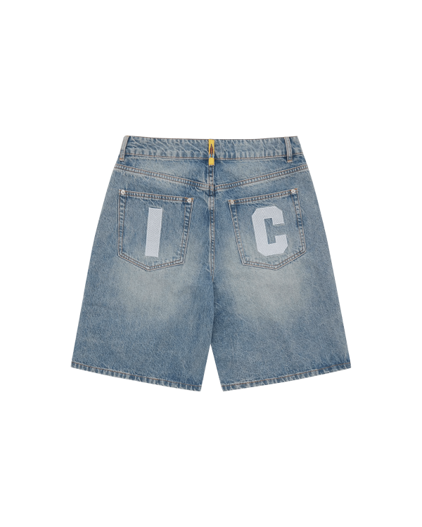 Running Dog Denim Shorts Online now