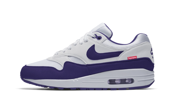 Supreme X Nike Air Max 1 87  Varsity Purple  on Sale