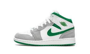 Air Jordan 1 Mid SE White Pine Green Smoke Grey Hot on Sale