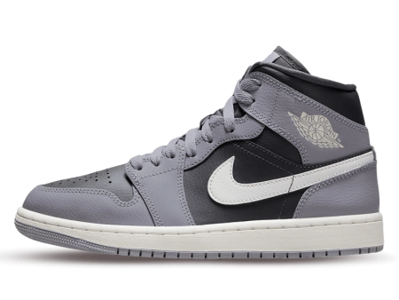 Air Jordan 1 Mid WMNS  Cement Grey  Discount