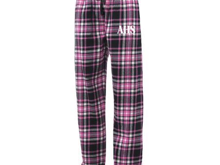 Pajama Pants - Pink Black Plaid - AHS For Discount