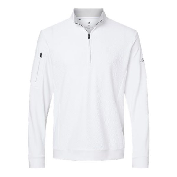 Customized Adidas Performance Textured Quarter-Zip Pullover - Men s - Various Colors For Cheap