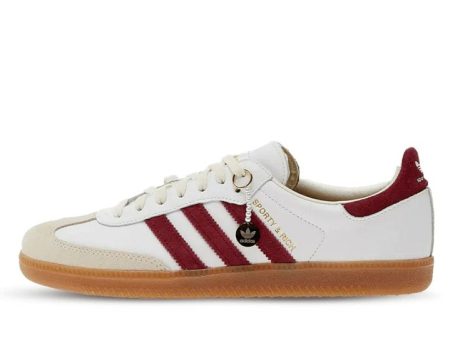 adidas Samba Sporty & Rich White Collegiate Burgundy Discount