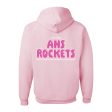 Sweatshirt - Hoodie - Light Pink - Puff Paint - AHS Rockets Discount