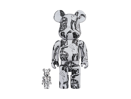 400% & 100% Bearbrick Set - Saiko otake Planet (White) Cheap