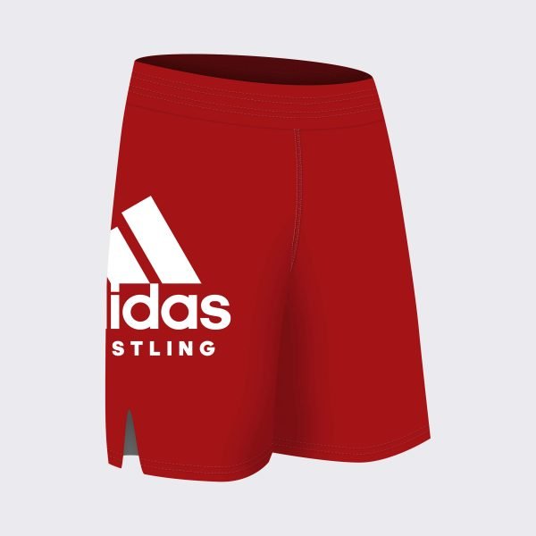 aA202p- Adidas Wrestling Printed Training Short Supply