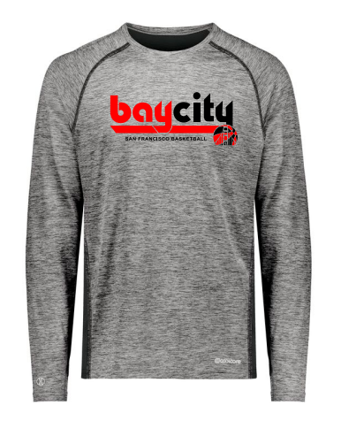 Bay City Grey Long Sleeve Holloway Dry Fit Online Hot Sale