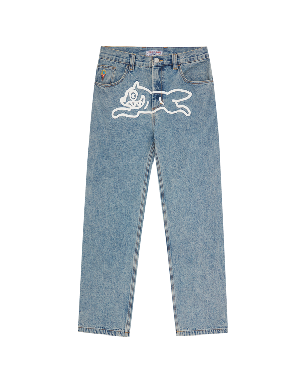 Check Lined Denim Pant For Cheap